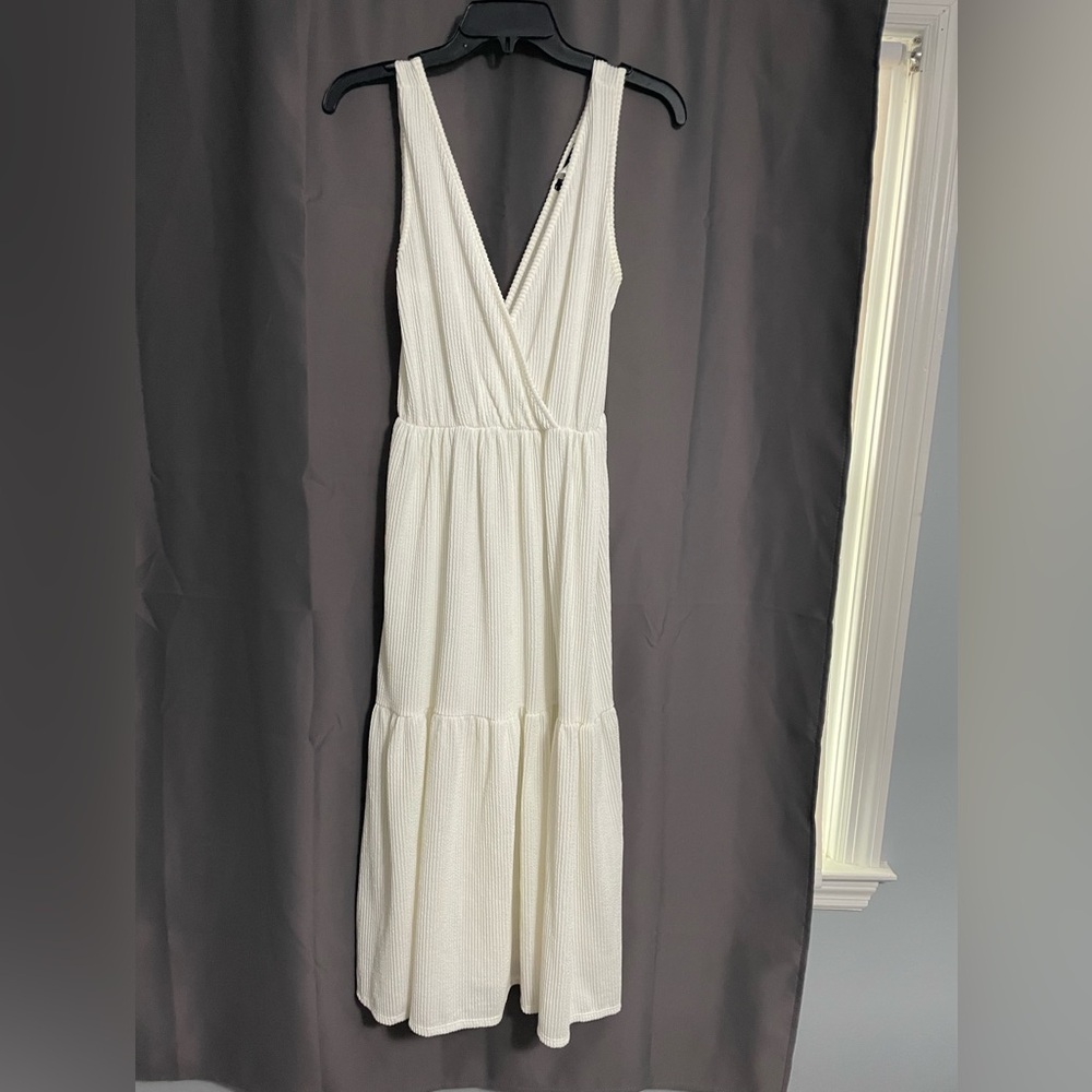 Caution To The Wind Cream Maxi Dress